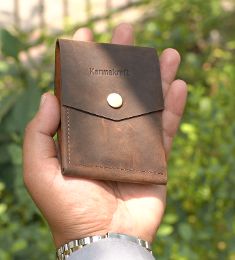 Karmakraft Premium Leather Mini Wallet