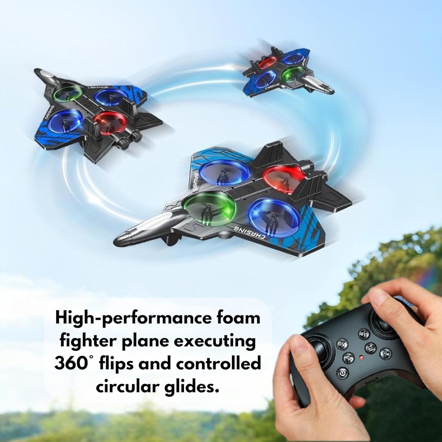 Karmakraft™ SkyRaptor RC Fighter Jet 🚀