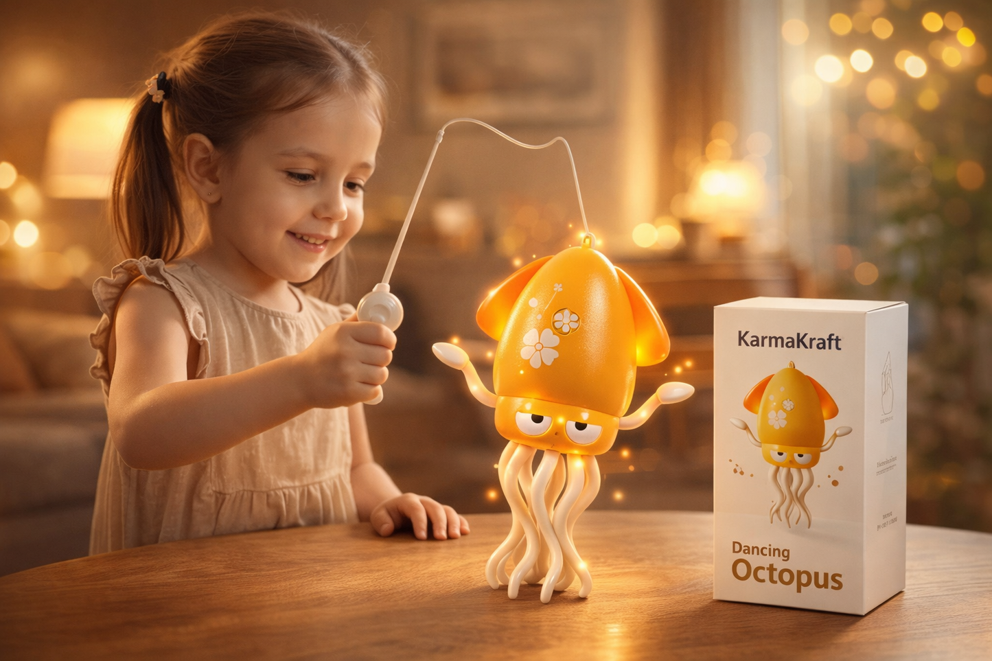 🐙✨ Fun-Tastic Dancing Octopus Toy — Light Up Playtime! ✨🐙