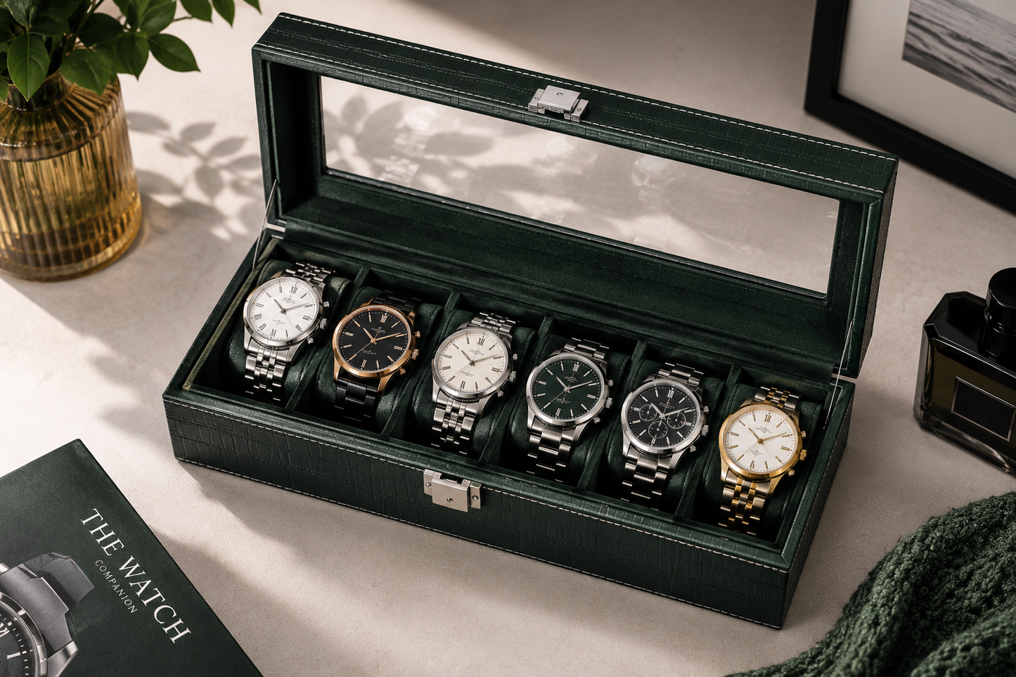 ⌚ KarmaKraft Luxury Watch Organizer Box