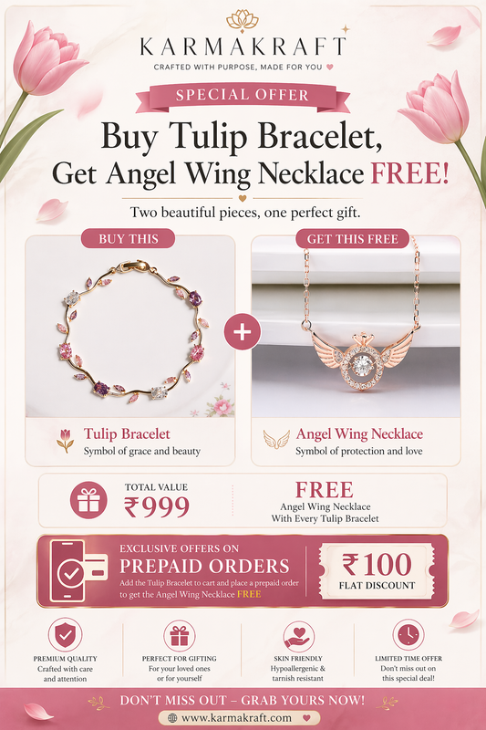 Luxury Women's Tulip Flower Bracelet