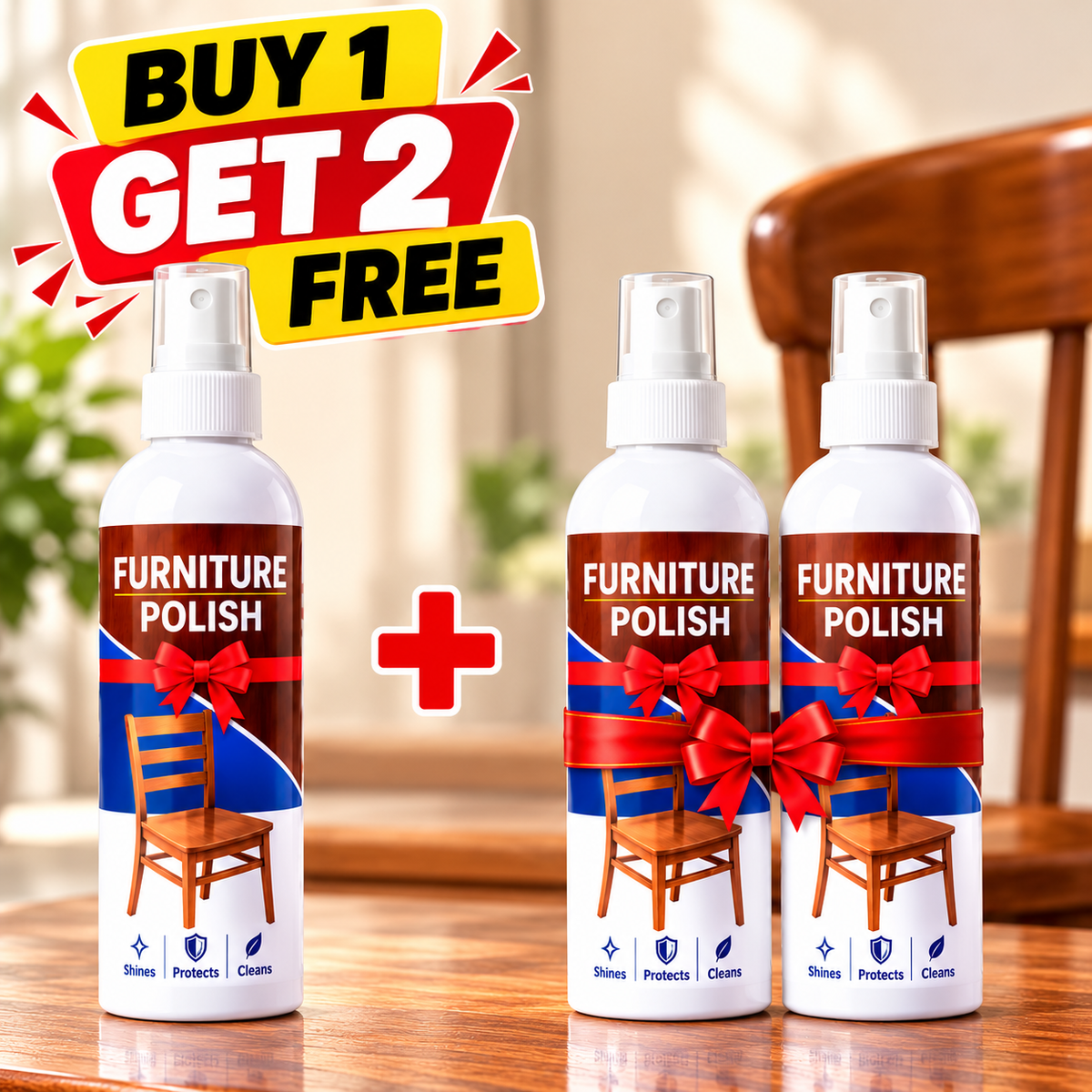 KarmaKraft Furniture Polish & Shine – Buy 1 Get 2 Free