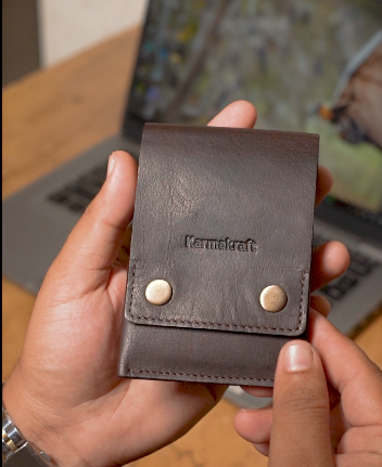 Karmakraft Premium Leather Mini Wallet