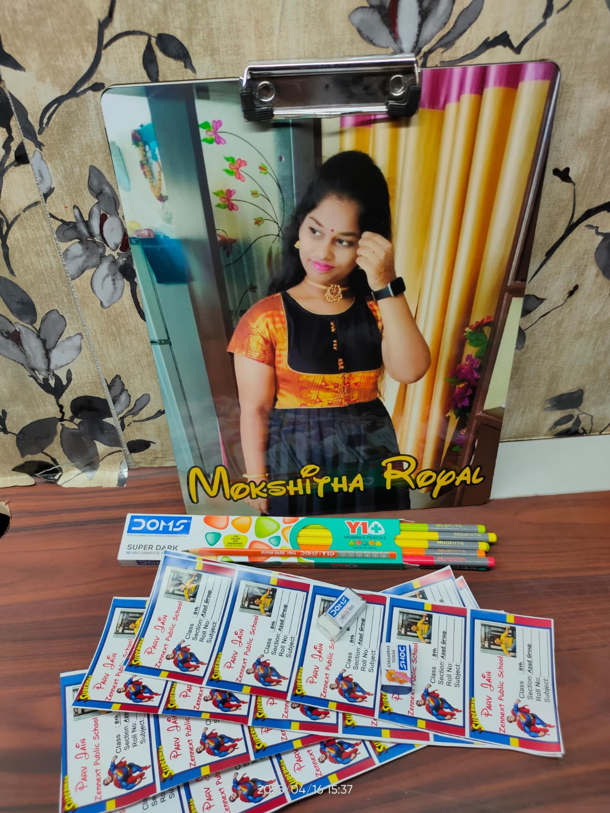 🎒 Personalized School & Exam Combo Set