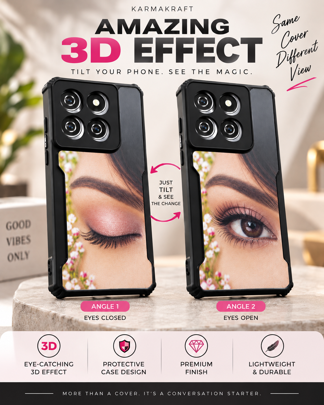KarmaKraft 2-in-1 3D Mobile Cover - 50% OFF FOR TODAY