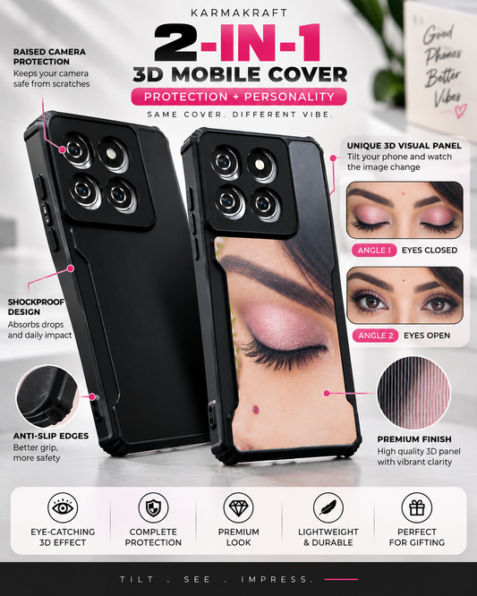 KarmaKraft 2-in-1 3D Mobile Cover - 50% OFF FOR TODAY