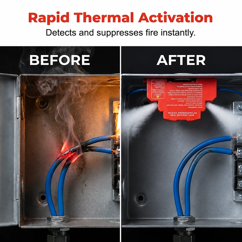 KarmaKraft Automatic Hot Aerosol Fire Suppression Device