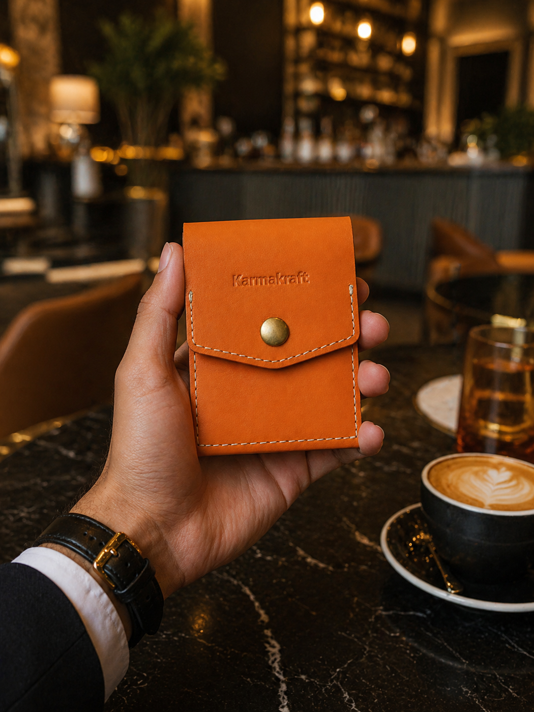Karmakraft Premium Leather Mini Wallet